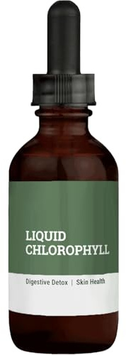 Chlorophylle liquide, saveur de menthe poivrée, 1 pc | chlorophylle; détox douce pour tout le corps; optimiser la digestion intestinale ; augmenter l’énergie quotidienne constante