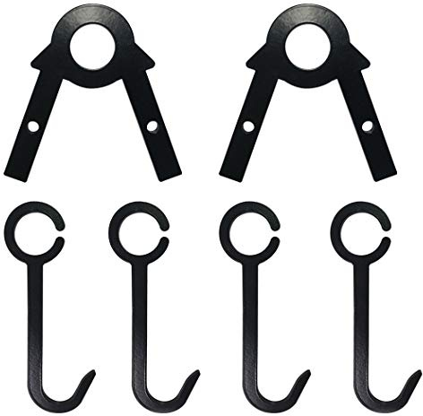 Highwild AR500 Steel Shooting Target Stand Kit - Steel Target Hangers Hanging Hook - Target Stand Bracket - DIY Target Kit - for 1 Inch Pipe