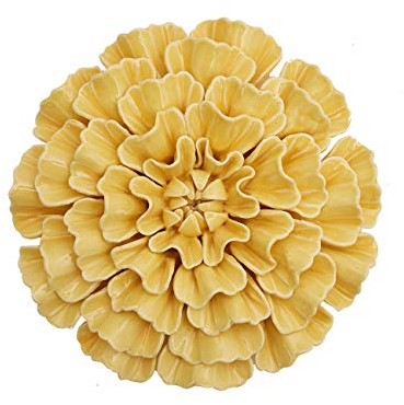 SEINHIJO Decorazioni Soggiorno da Parete Fiore Soprammobili Scultura Moderna Statuetta Regalo Murali Statua Casa Ornamento Figurina Ceramica Arte 18cm