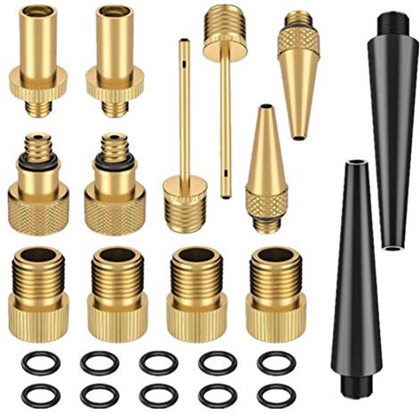 Fahrradpumpenadapter Pumpenadapter Ballpumpe mit Nadel Fahrradreifenpumpenadapter Fahrradventiladapter Fußballpumpenadapter Fußballpumpennadeln Fahrradpumpenadapter Luftpumpenadapter little surprise