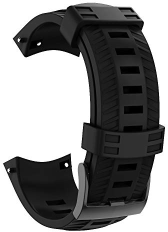 INF Armband för Suunto Spartan Sport Wrist HR/9 Baro/9/D5/7 24mm silikon Svart