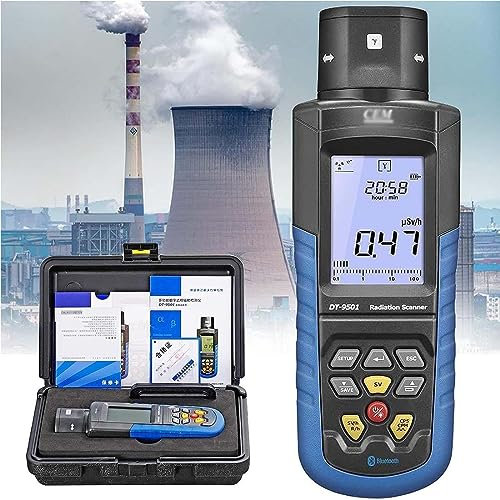DPDZSW Geigerzähler-Strahlungsdetektor, Nuklearer Strahlungsdetektor, Dosimeter Für Elektromagnetische Strahlung Mit LCD-Display, Radioaktiver Ionisationstester