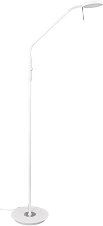 Trio Leuchten LED Stehleuchte Monza 423310131, Metall Weiß matt, inkl. 12 Watt LED, Touch Sensor |