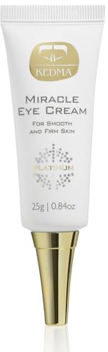 KEDMA - Miracle Augencreme gegen Schwellungen & Fältchen - 25g | Augenkonturcreme mit Kollagen und Elastin spendet Feuchtigkeit und glättet optisch feine Linien und Schwellungen.