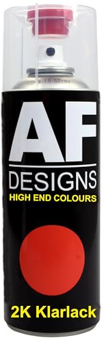 Alex Flittner Designs 2K Klarlack matt Spraydose mit Härter 400 ml | 2K Klarlack matt Spraydose mit Härter 400 ml – Ausführung und Lieferumfang gemäß gewählter Angebotsvariante