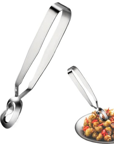 Pinzas Escargot - Tenedores de mariscos de caracol | Pinzas para comer caracoles | Pinzas de cocina para cocinar | Pinzas de acero inoxidable para escargot | Pinzas de cocina para caracol | Pinzas de