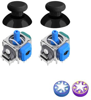 AKNES TMR Electromagnetic Joystick Replacement for Xbox Series X/S Controller, Anti-Drift Stick Repair Accessories for Xbox Series X/S Controller - 1 Pair