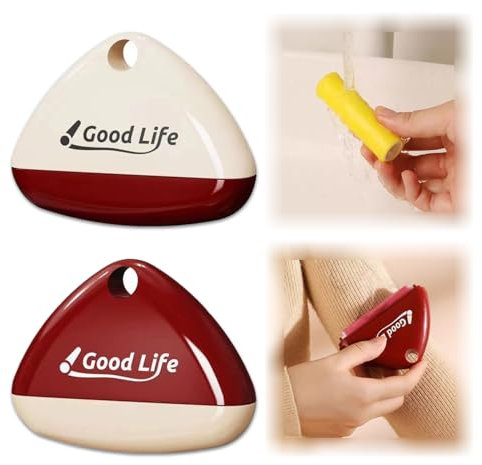 2 Pack Reusable Lint Roller Remover, Portable Lint Rollers Brush for Clothes Pet Hair, Washable Sticky Pet Hair Remover Roller for Dog Cat Carpets Furniture Travel Friendly (Triangle)