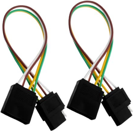 GANAZONO 2piezas Cables De Remolque De Núcleos con De Luz Trasera Accesorios De Remolque De para Kit De Cableado De Trailers De