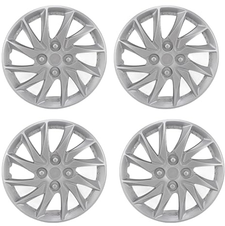 Enjoliveurs de Roue 14 Pouces ABS, Protection complète Universelle pour Voitures, camions, fourgonnettes, 4 pièces