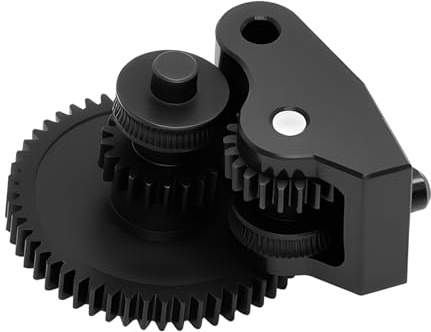 Hardened Steel Extruder Gear Kit for Centauri Carbon, 3D Printer Hardened Steel Extruder Dual Gear and POM Gear Kit for Elegoo Centauri