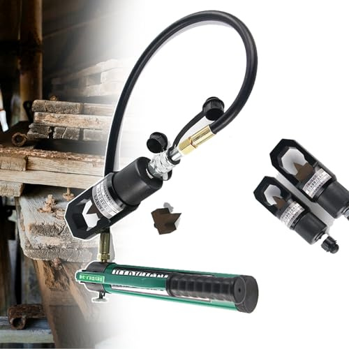 Split Type Hydraulic Nut Cutter,Hydraulic Nut Breaker,For Removing Rust Screw Nut,With Hand Pump And Large/Small Blade,Applied To Electric Power, Train Tracks, Construction FYP-24