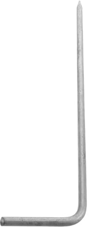 ABOOFAN Tige de Mise la Terre en Acier Inoxydable Résistante aux Intempéries Haute Efficacité de Capture pour Protection de Clôtures Électriques Extérieures