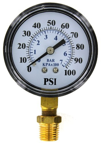 Parts2O TC2104 Well Pump Pressure Gauge