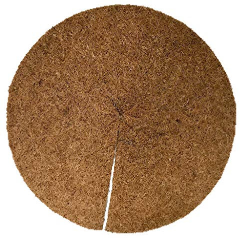 Disques de paillage 100% noix de coco, paquet de 5, diamètre: 40 cm, environ 0,7 cm d'épaisseur (4,15 EUR par pièce), tapis approprié pour la protection des mauvaises herbes, 100% biodégradable