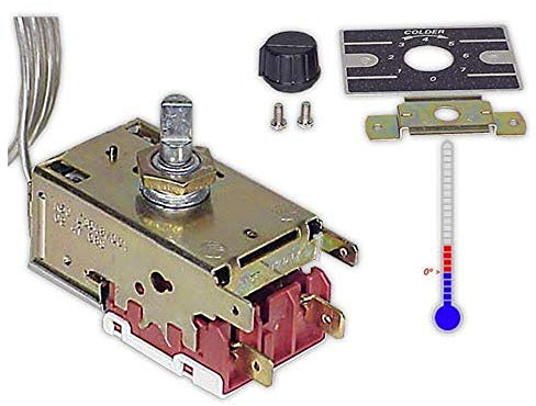 DOJA Industrial | Termostato frigorífico BOTELLERO K50 L3048 | B=120 cm (-1/+4|+3/+8) Ambiente | Termostato para botellero de Bar