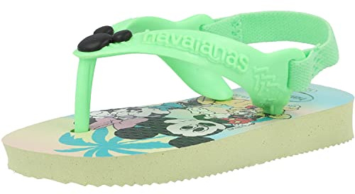 Havaianas Disney Classics II, Infradito Unisex - Bambini, Verde (Verde Lime), 21 EU