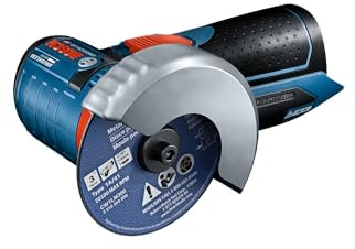 BOSCH GWS12V-30N 12V Max Brushless 3 Smerigliatrice angolare (strumento nudo), blu