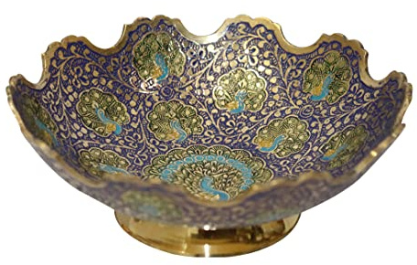 DEVKI® Frutero Vintage Frutero Redondo Decorativo Frutero Moderno Soporte de Metal para Tartas Cuenco Reutilizable Utensilios de Cocina Decoración de Mesa Fiesta de Navidad Servir Ensaladera Regalo