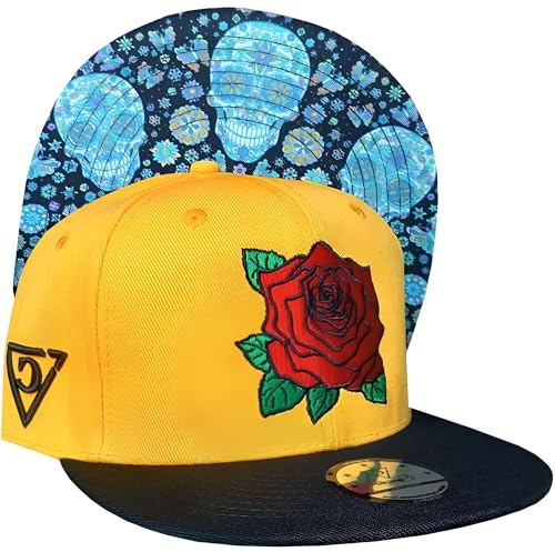 Capiche [99+ VARIATIONEN] Snapback Cap Herren Kappe Baseball Mütze Kunst Unisex Schirm Männer One Size Tattoo Damen
