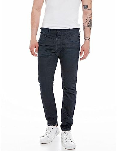 REPLAY Johnfrus Jeans, 007 Dark Blue, 31W x 32L para Hombre