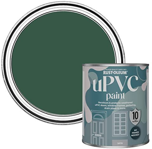 Rust-Oleum Peinture Verte pour Portes & Fenêtres en PVC, Finition Satinée - Pinède 750ml