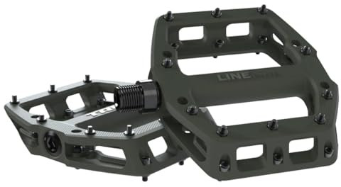 Trek Line Elite Flat Fahrrad Pedale olive grün