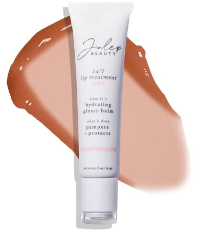 Julep 24/7 Lip Treatment - Hydrating Lip Balm and Lip Sleeping Mask - Moisturising Lip Repair - Soothe Dry Chapped Lips - Shea Butter, Sheer Joy