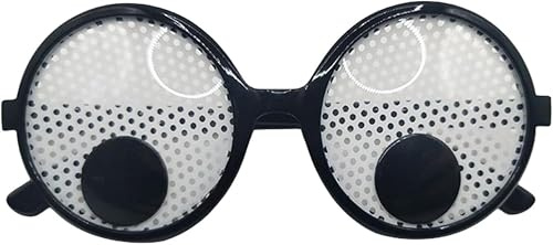 1Pc Schwarz Lustige Brillen Wackelaugen Brilles,Googly Eyes-Brilles,Schüttelnde Googly-Eyes-Brille,Schüttelt Augen Party Brille,Kulleraugen Brille Für Foto Requisiten,Die Partei Cosplay Und Erwachsene