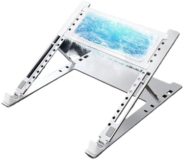 WGJJPQYK Radiador for Ordenador portátil, Placa de refrigeración semiconductora, Soporte Base, refrigeración por Ordenador(Dual Refrigeration)