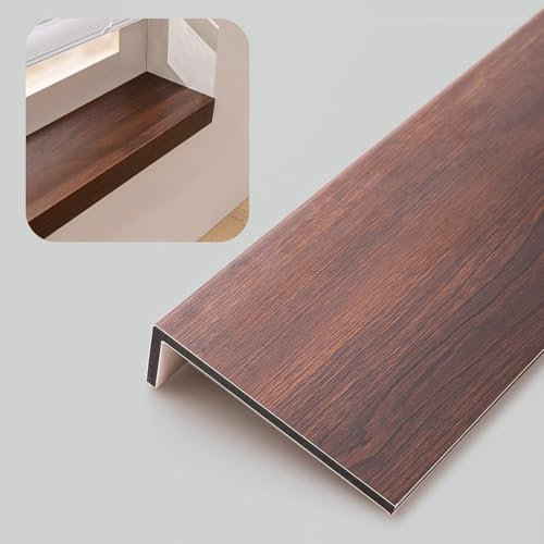 Davanzale per Finestra Rivestimento Davanzale con Venature del Legno, Copertura Impermeabile del Davanzale del Bovindo con Punta da 4 cm, Piastra di Protezione del Bordo della Finestra del Soggiorno(6