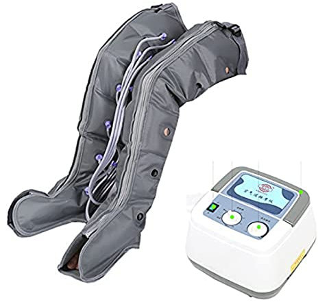 LSRFXF Apparecchio Pressoterapia, Compressione de Aria Massaggio Pressoterapia, Apparecchio Massaggiante per Gambe Addome Piedi Braccio, Pressione And Durata Regolabili