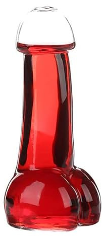 Penis Tasse Glas Cocktail Gläser Penistasse Penis-Schnaps-Becher Weinglas Lustig Fancy Gläser Deko Flaschen Cocktailgläser Biergläser FüR Trinkbecher Für Partys,Bar,Pub,Ktv Dekoration (1)