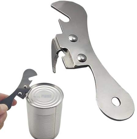 Apriscatole Manuale,Apri Barattoli E Bottiglie In Metallo | Accessori Cucina Con Impugnatura Ergonomica Per Uso Domestico E Professionale Ristorante Campeggio Viaggio