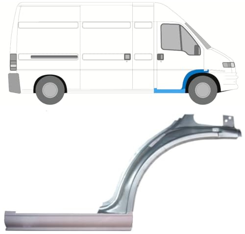 Pannello di riparazione sottoporta e parafango anteriore per Fiat Ducato 94-06