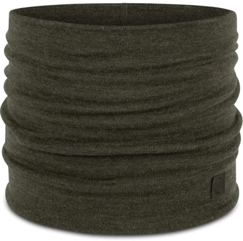 Buff- Schlauchschal Merino Heavyweight Multifunktionaler Schal, 100% Merinowolle, Wandern, Outdoor, Nachhaltig, Leicht, Dick Männlich Weiblich Einheitsgröße Bark