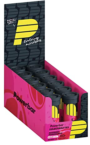 Powerbar - 5 Electrolytes - Himbeere Granatapfel - Brausetabletten mit 5 Elektrolyten - 10 Stück (12er Pack)