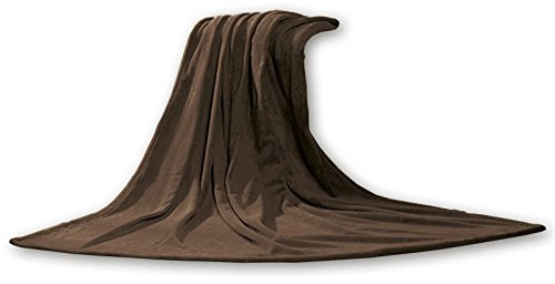 Gözze - Wohn- und Kuscheldecke, Memphis, Hohes Stoffgewicht 300 g/m², 150 x 200 cm - Braun