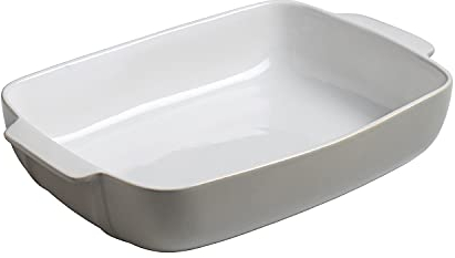 PYREX SIGNATURE Fuente Rectangular Cerámica Gris 36X23X8Cm