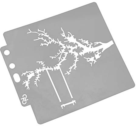 Schaukel Schablone Zeichenschablonen Malschablonen Weihnachten Stanzschablone Stanzformen für Kinder DIY Album Scrapbooking Papier Karte Deko