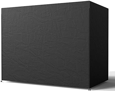 Libraoeu Schutzhülle Hollywoodschaukel für den Garten, 3 Sitzer, wasserdicht, 420D Oxford-Stoff, langlebig, 220 x 125 x 170 cm