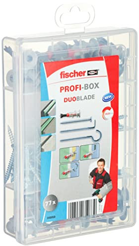 fischer - Maletín Bricolaje Duoblade + Tornillo/ (181 Uds), 548859