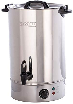 Burco 20 Litre Cygnet Water Boiler, Manual Fill, MFCT1020, 9 heat Settings, Easy Clean, Safety Cut Out, 120 Cups