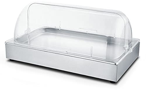 AIZYR 21 X 13 X 6,7 Plato De Frotamiento De Tamaño Completo Juego De Cubiertas De Exhibición De Bandeja De Panadería De Plástico Transparente,3l Full Size Pan