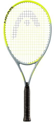 HEAD Tour Pro Tennis Racket - Pre-Strung Light Balance 27 Inch Racquet - 4 3/8 in Grip, Yellow