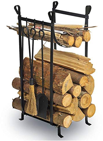 TERRE JARDIN Serviteur de cheminée - porte bûches