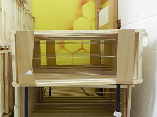 20 Rähmchen flach 3fach gedrahtet 159mm h DNM waagerecht geöst gedrahtet (2,65€/St.) Holz Imker Imkerei Bienen Segeberger Rahmen