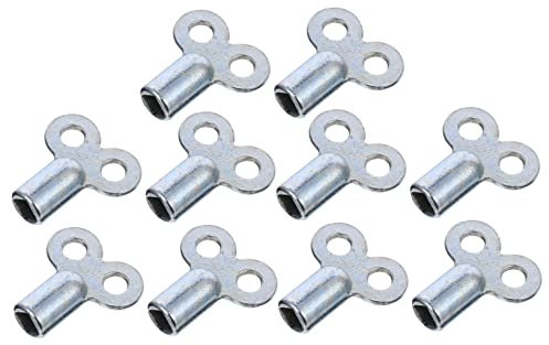 UKCOCO 10 Pcs Chiave Di Sfiato Chiavi A Presa Chiave Chiave Della Valvola Impianto Idraulico Ad Aria Strumento Chiave Chiavi Del Radiatore Per Lo Spurgo Chiave Di Blocco Della Valvola