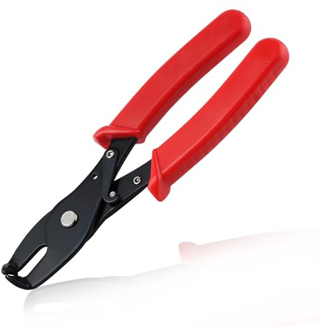 LEONTOOL Crimpadora de alivio de tensión, alicates de buje de alivio de tensión, alicates eléctricos de acero de bajo carbono antioxidantes, cable de alimentación, herramienta de cable de alambre para