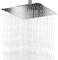 10 Zoll Quadrat Regenbrause,304 Regenduschkopf aus Edelstahl,Selbstreinigende Regendusche Brausekopf Quadratisch Kopfbrause Dusche Kopfbrause 360° Verstellbar Duschkopf Regendusche (10 Zoll, Quadrat)